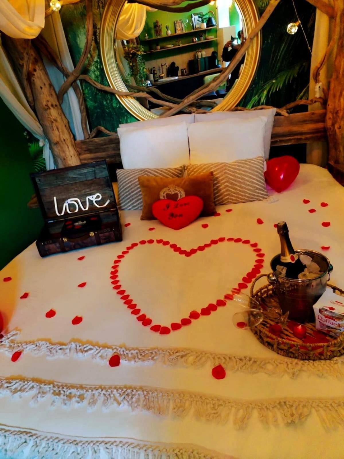 La Jungle Insolite, Spa, Ecran Cinema, Lit A Baldaquin King Size, Day Use, 10 Min Centre